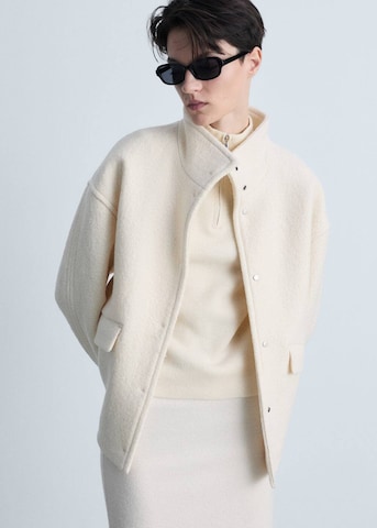 MANGO Between-Season Jacket 'First' in Beige: front