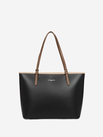 LANCASTER Paris Shopper 'L Smooth' in Zwart: voorkant