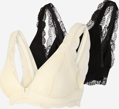 MAMALICIOUS Amme-BH 'SENIA' i svart / ullhvit, Produktvisning