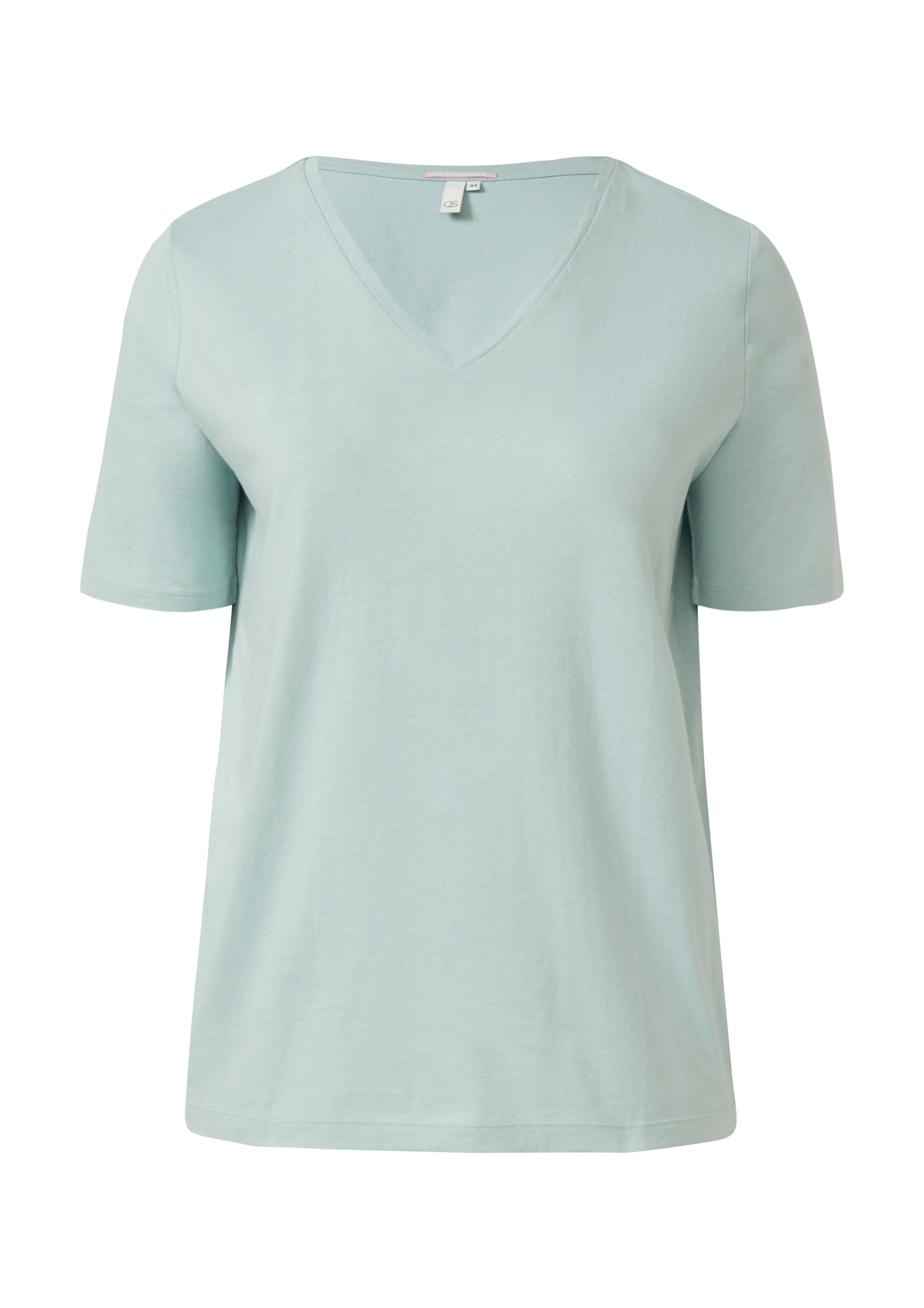 QS T-Shirt in Blau: Vorderseite