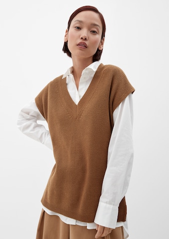 s.Oliver Pullover in Braun: Vorderseite