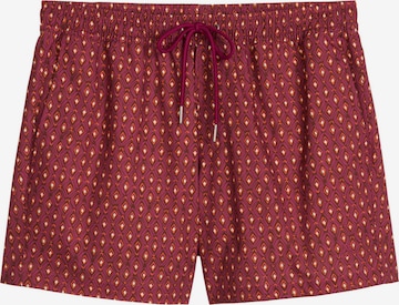 Marc O'Polo Zwemshorts ' Woven ' in Geel: voorkant