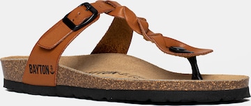 Bayton T-bar sandals 'Huelva' in Brown