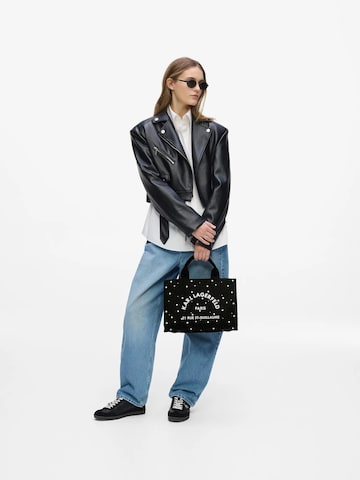 Karl Lagerfeld Torba shopper 'Rue St-Guillaume' w kolorze czarny