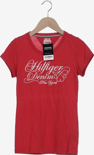 Tommy Jeans T-Shirt in XS in rot, Produktansicht