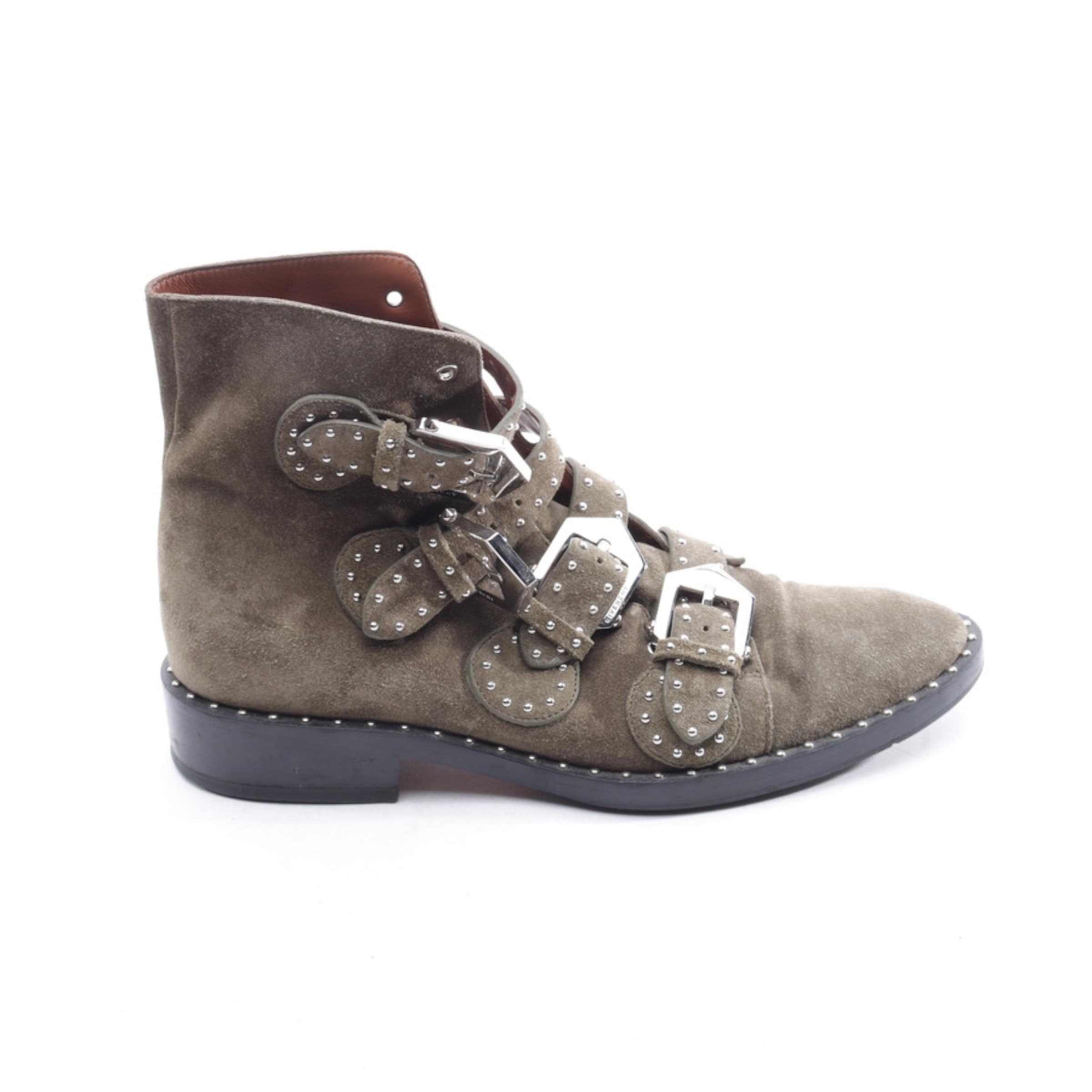 Givenchy Stiefeletten 39 in Grün: Vorderseite