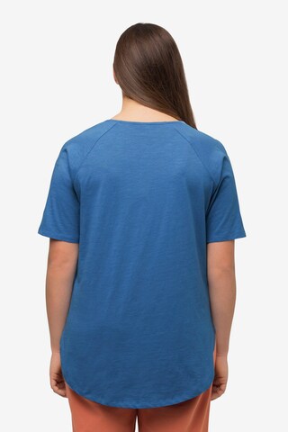 Ulla Popken Shirt  (GOTS) in Blau