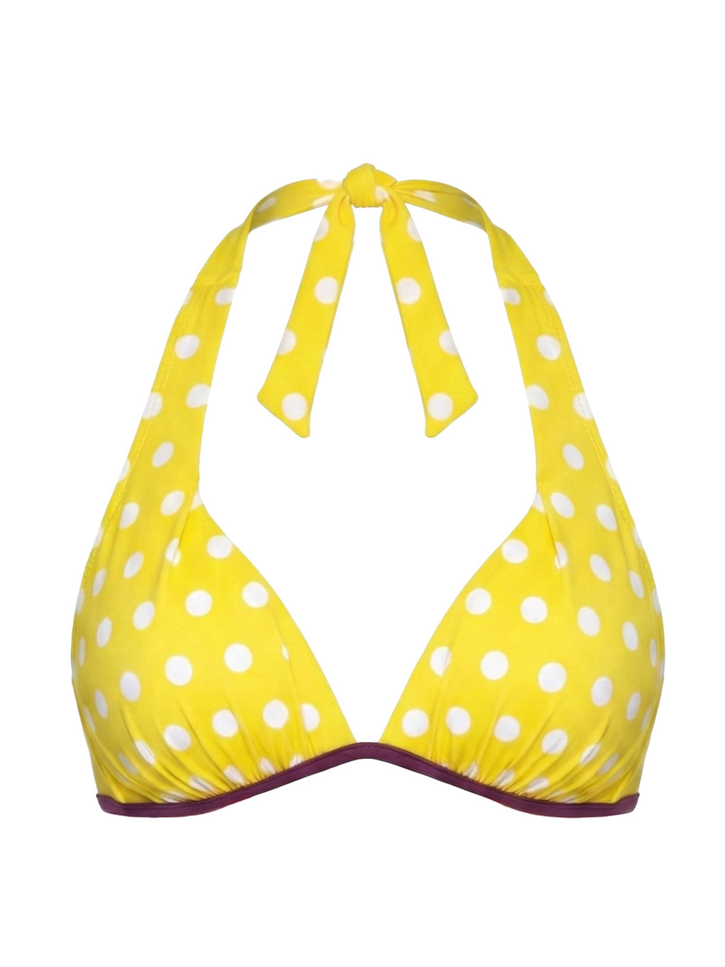 Marko - Push-up Top de bikini 'Hasanna M-809 (3)' en amarillo: frente