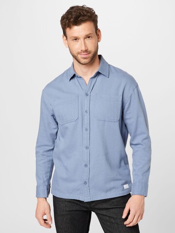 HOLLISTER Regular fit Overhemd in Blauw: voorkant