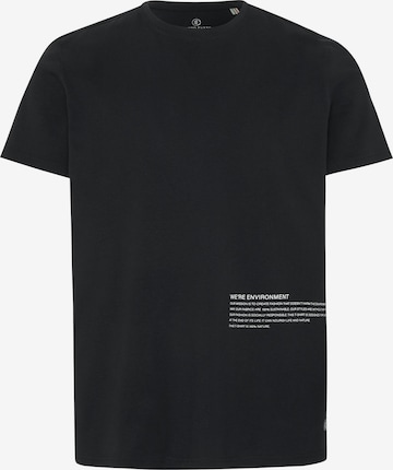 Detto Fatto T-Shirt ' mit Statement-Schriftzug ' in Schwarz: Vorderseite