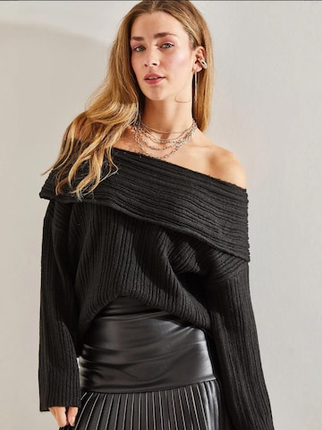 Bianco Lucci Pulover 'Pullover' | črna barva
