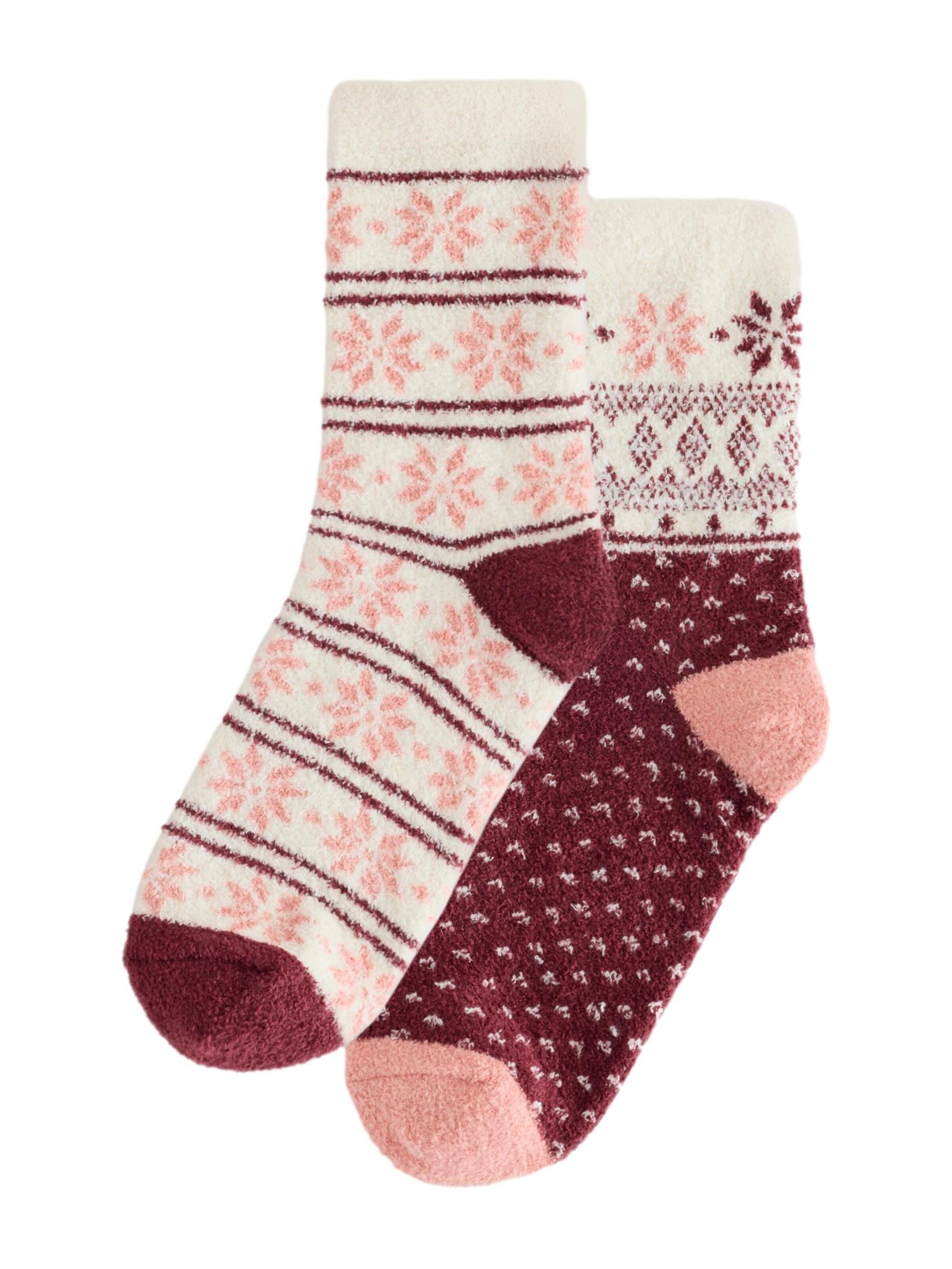 Next Socks in Pink: front