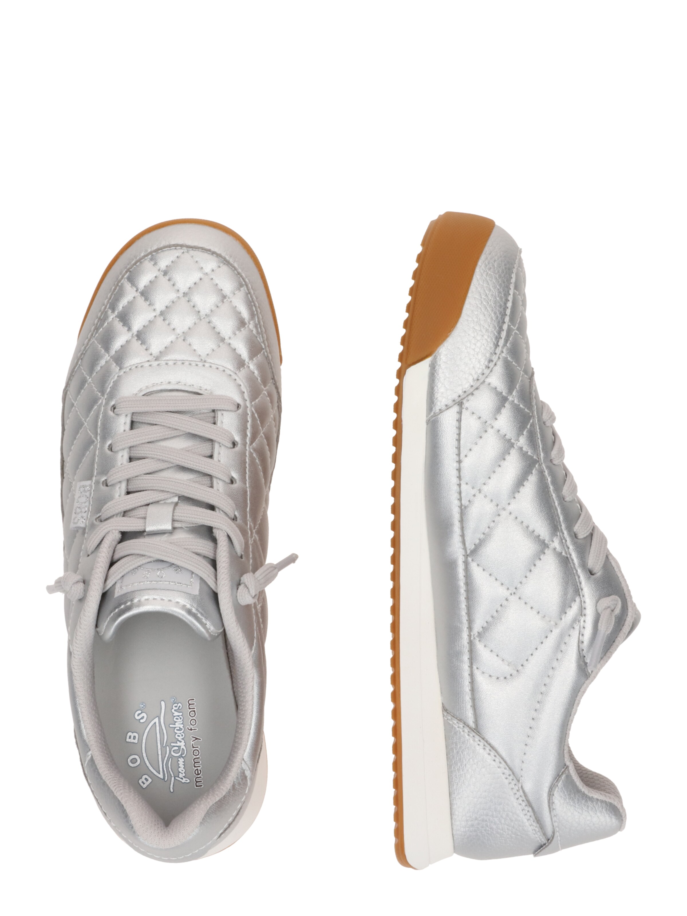 Baskets basses 'BOBS BILLIE' SKECHERS en argent