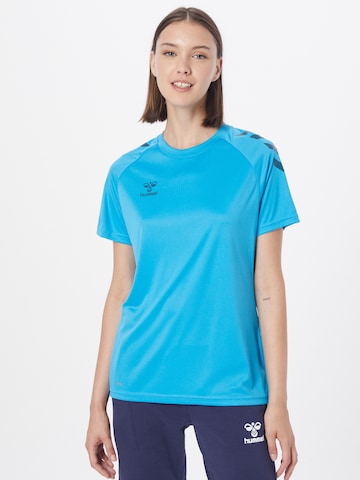 T-shirt fonctionnel 'Core XK' Hummel en bleu : devant