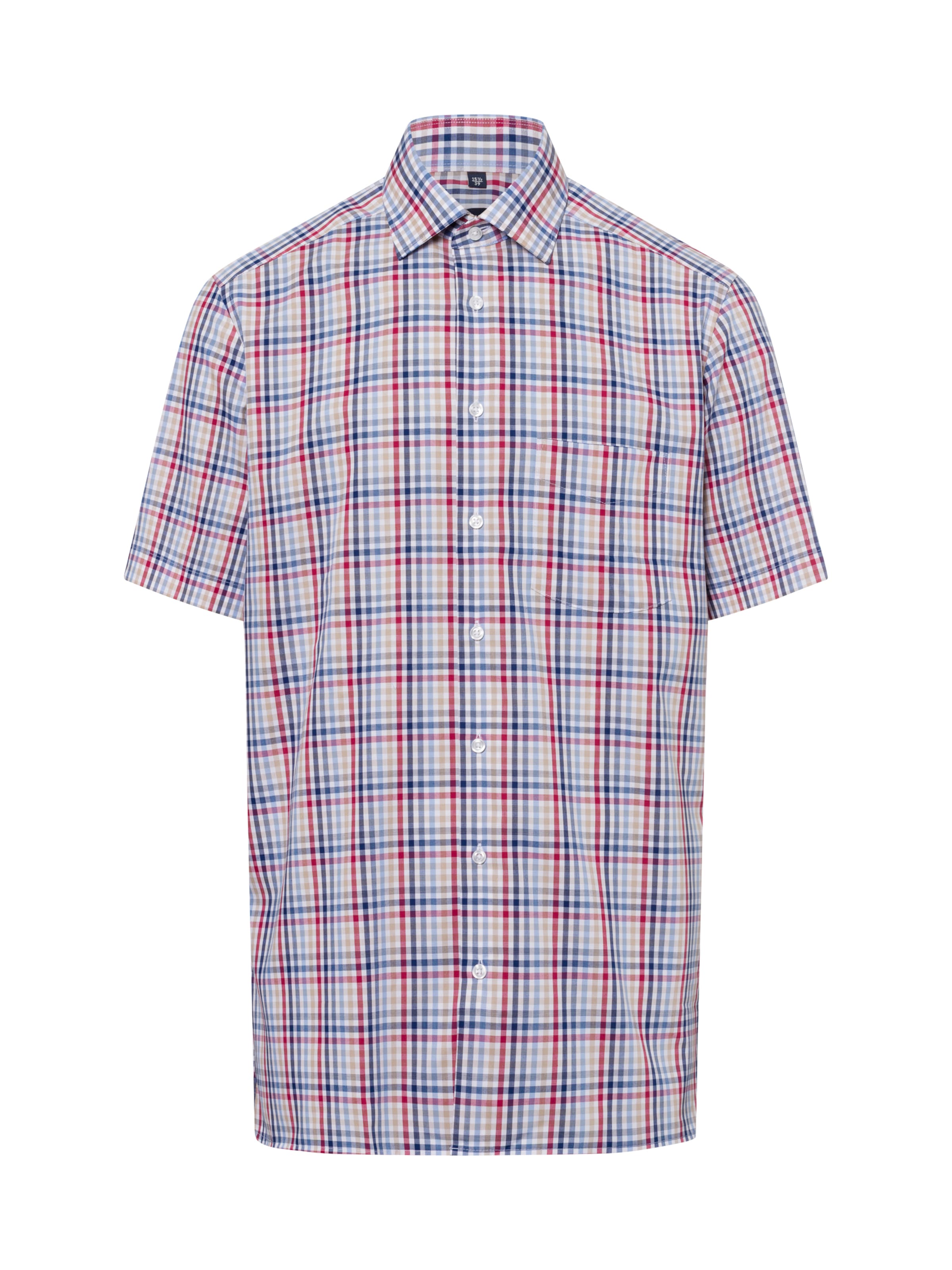 Andrew James Button Up Shirt in Blue: front