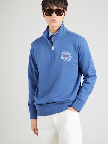 Sweat-shirt GANT en bleu : devant