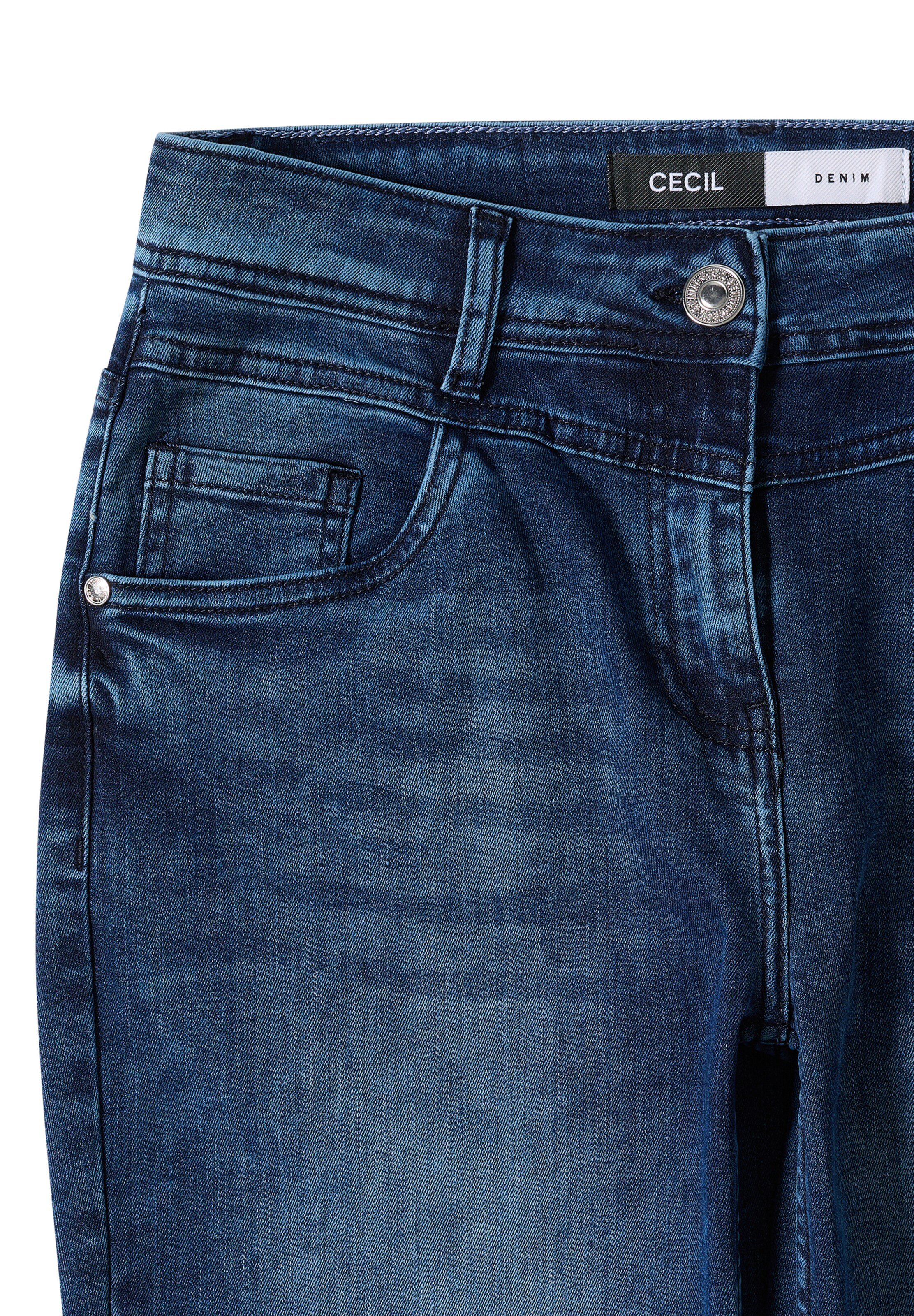 CECIL Bootcut Jeans in Blau