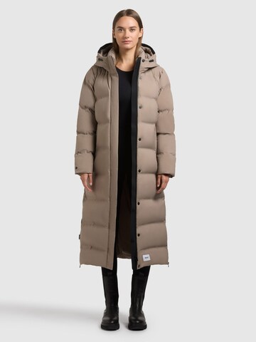 khujo Winter Coat 'MAYLA3' in Grey
