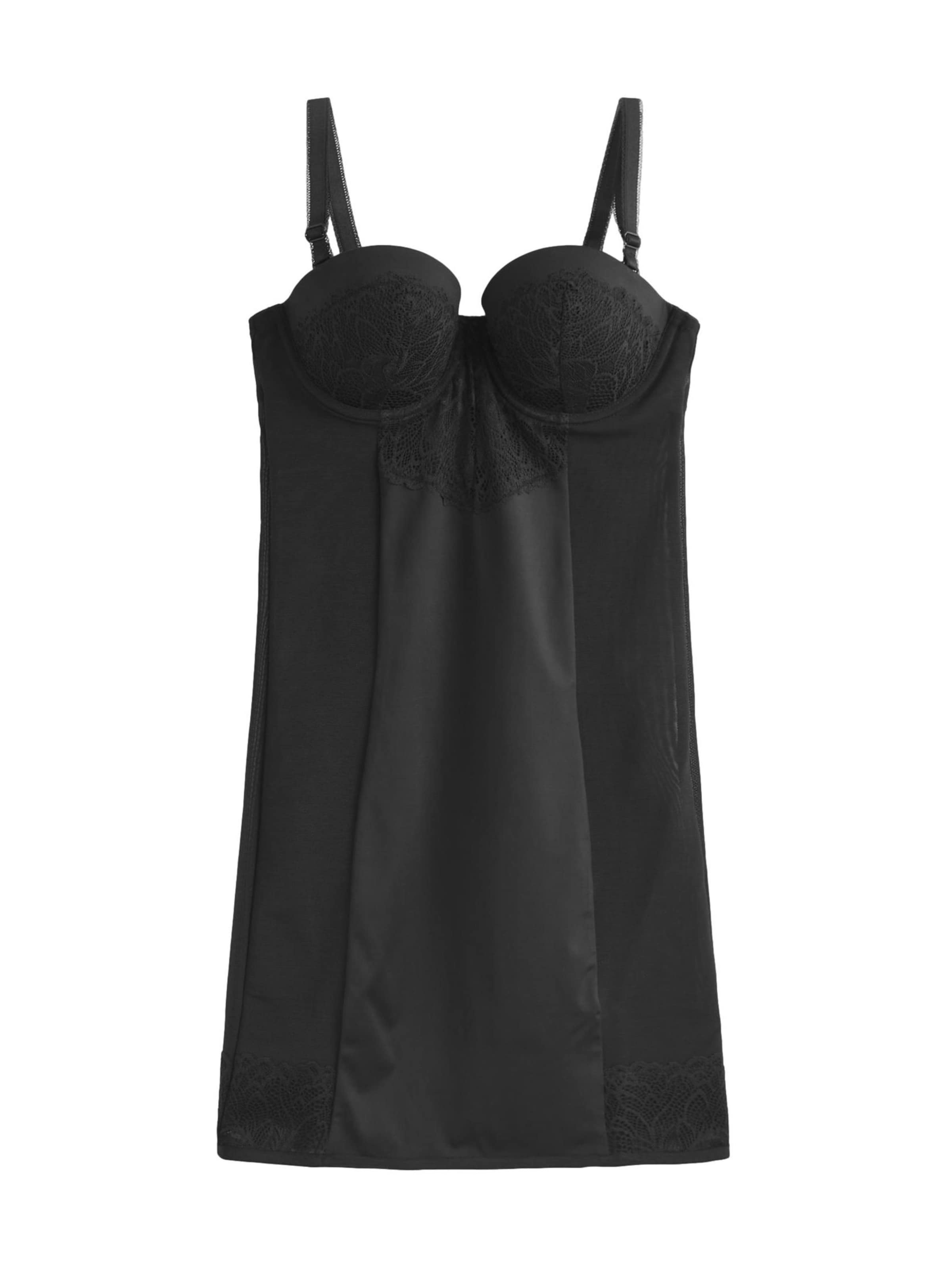 Next Korzetové šaty - Čierna: predná strana