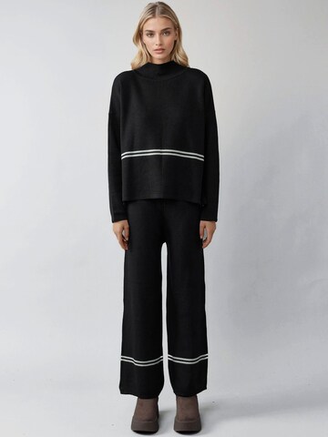 Pantalons de tailleur My fashion en noir : devant
