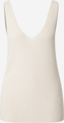 ABOUT YOU Gebreide top 'Vivian' in Beige: voorkant