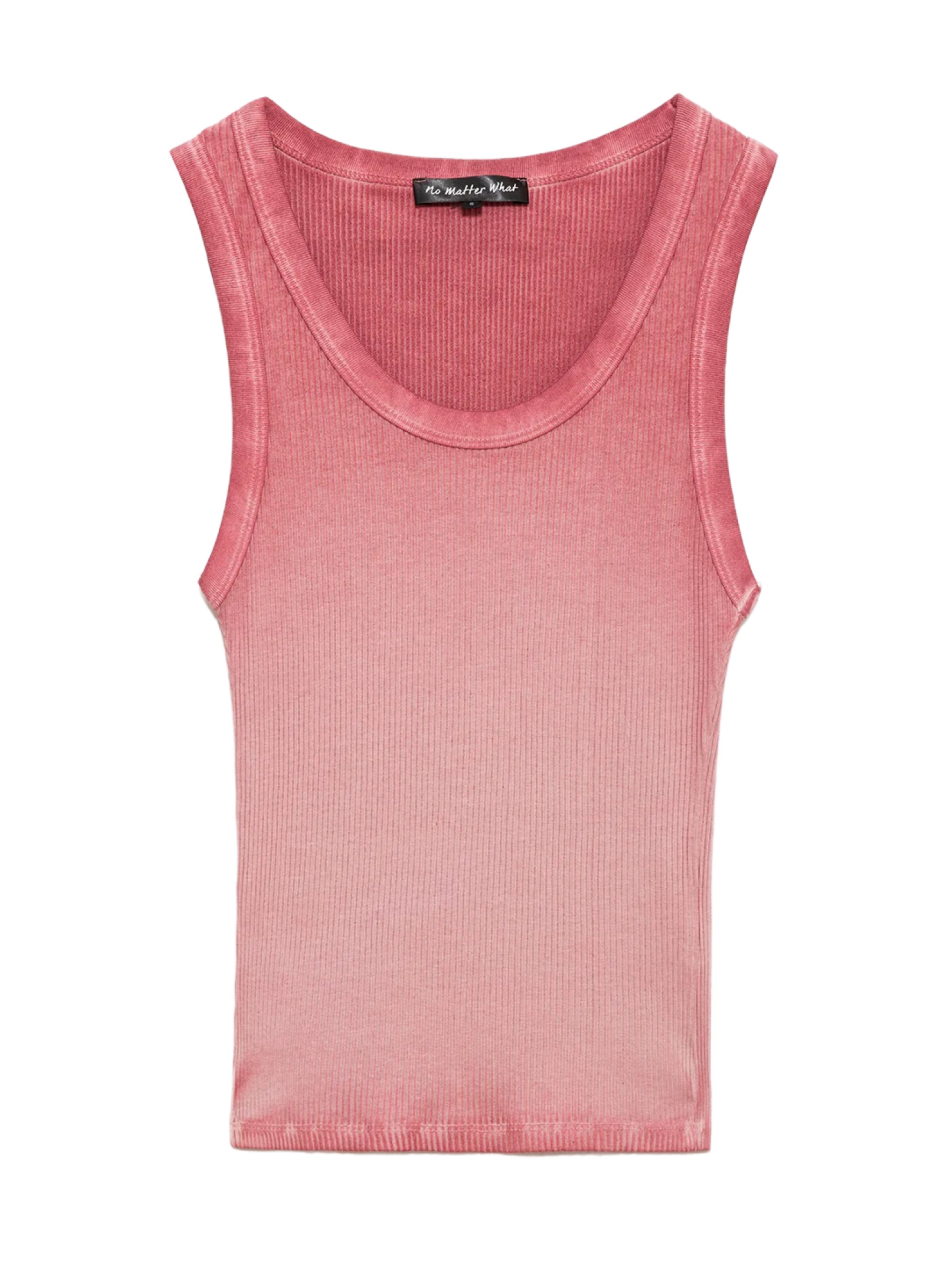 No Matter What Top in Roze: voorkant