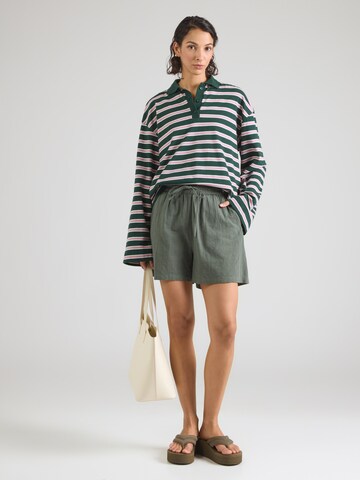 ONLY Loose fit Pants 'ONLTizana' in Green