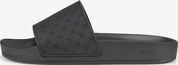 JOOP! Muiltjes 'Marinos' in Zwart: voorkant