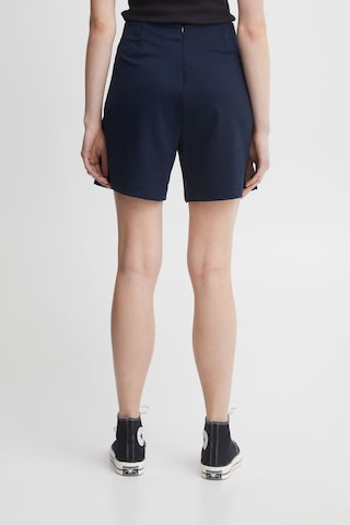 ICHI Loosefit Shorts in Blau