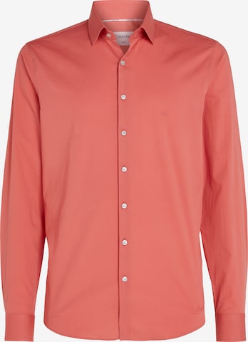 Calvin Klein Hemd in Orange: Vorderseite