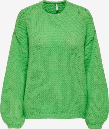 ONLY Pullover 'NORDIC LIFE' i grøn: forside