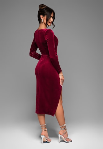 Ombre Avondjurk in Rood