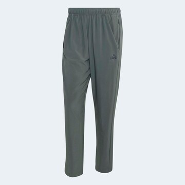 ADIDAS PERFORMANCE Workout Pants in Grey: front