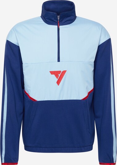 ADIDAS PERFORMANCE Sportsweatshirt in navy / azur / rot, Produktansicht