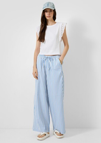 QS Regular Trousers in White