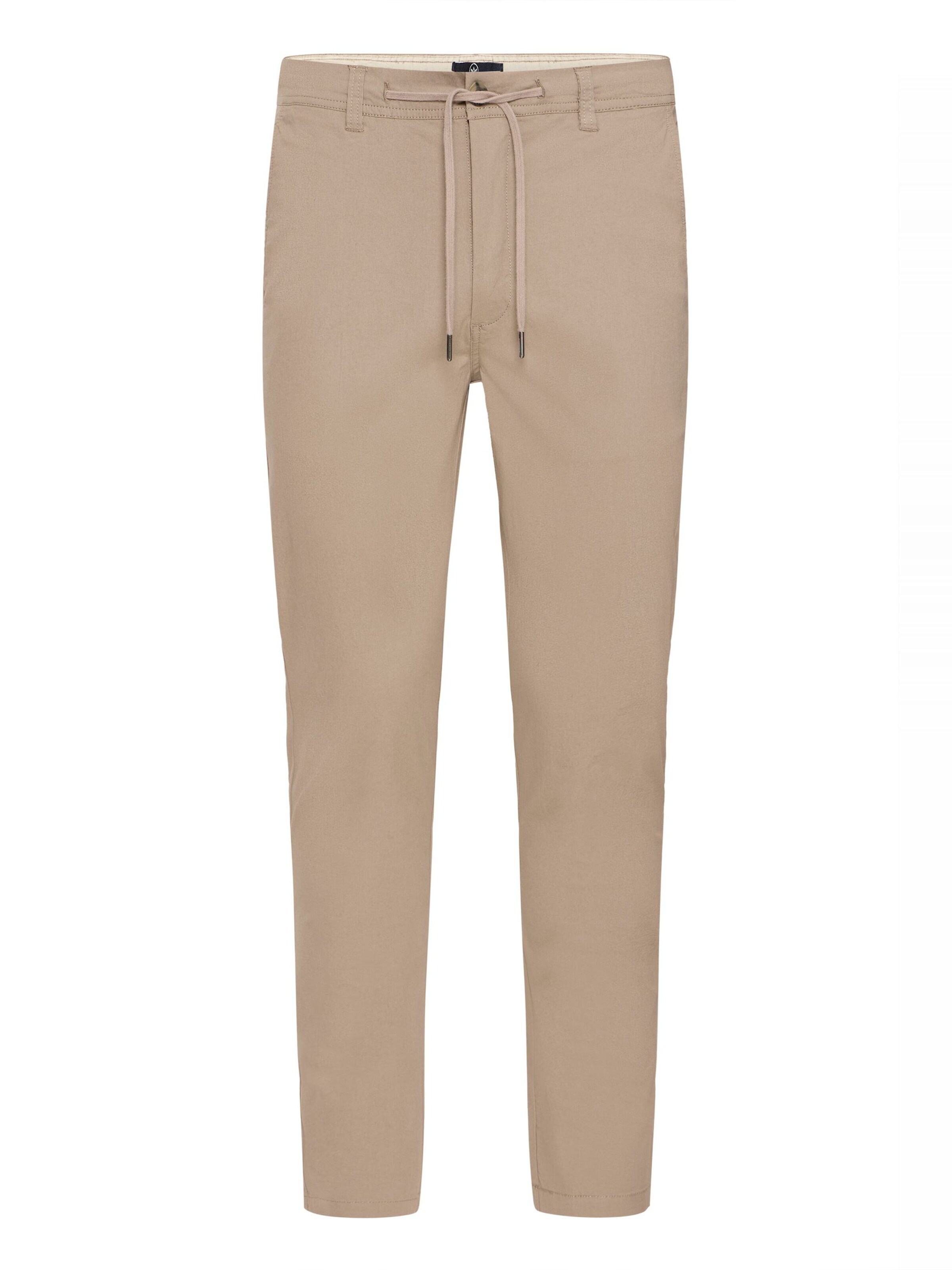 Regular Pantalon chino 'Siero' Kronstadt en marron : devant