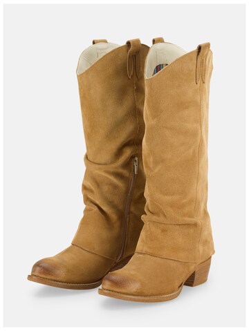 Felmini Wide Fit Cowboylaarzen 'Dresa' in Bruin