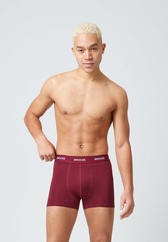 SNOCKS Boxer shorts in Red