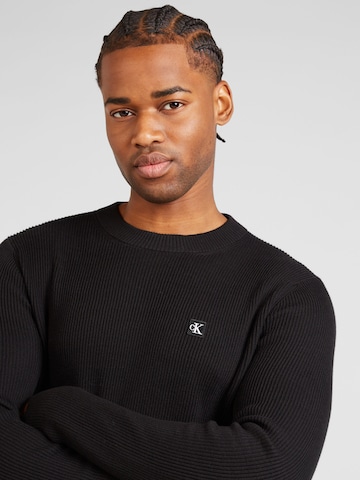 Calvin Klein Jeans Pullover in Schwarz