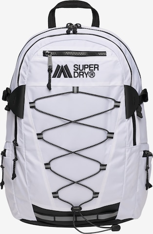 Superdry Rugzak in Wit: voorkant