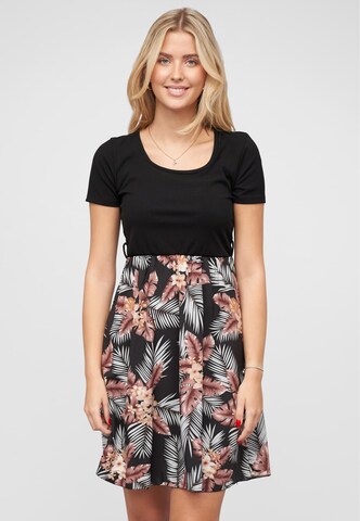 Cloud5ive Kleid in Schwarz: Vorderseite