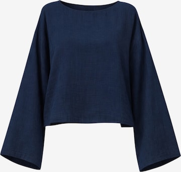 WENOR Blouse 'AVELOA' in Blue: front