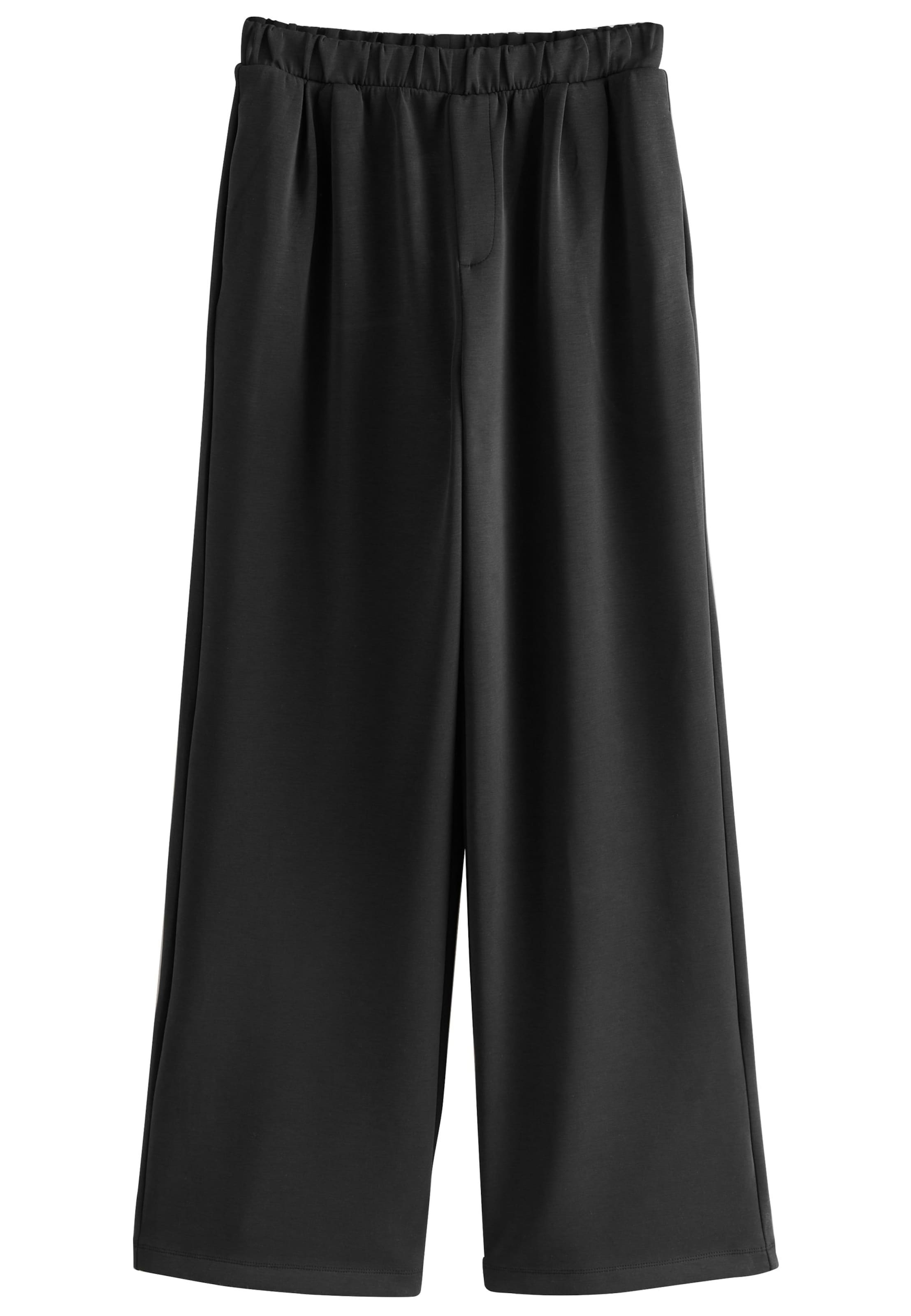 Next Широкий Штаны в Черный: спереди