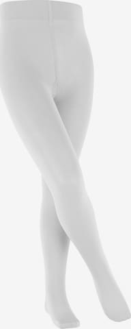 FALKE Tights 'Cotton Touch' in White: front