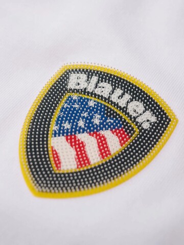 T-Shirt 'BLAUER FAXON T-SHIRT T-SHIRT' Blauer en blanc