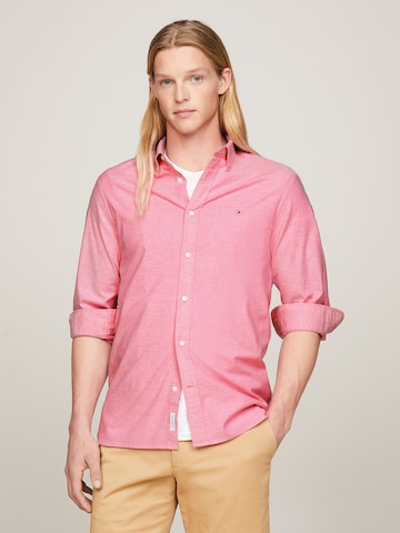 TOMMY HILFIGER Regular fit Overhemd 'Oxford ' in Roze: voorkant