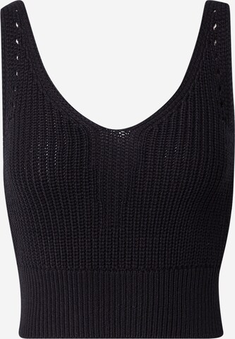 Noisy may Knitted Top 'SARA' in Black: front