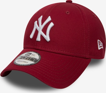 NEW ERA Hat '9FORTY LEAGUE NEYYAN' i rød: forside
