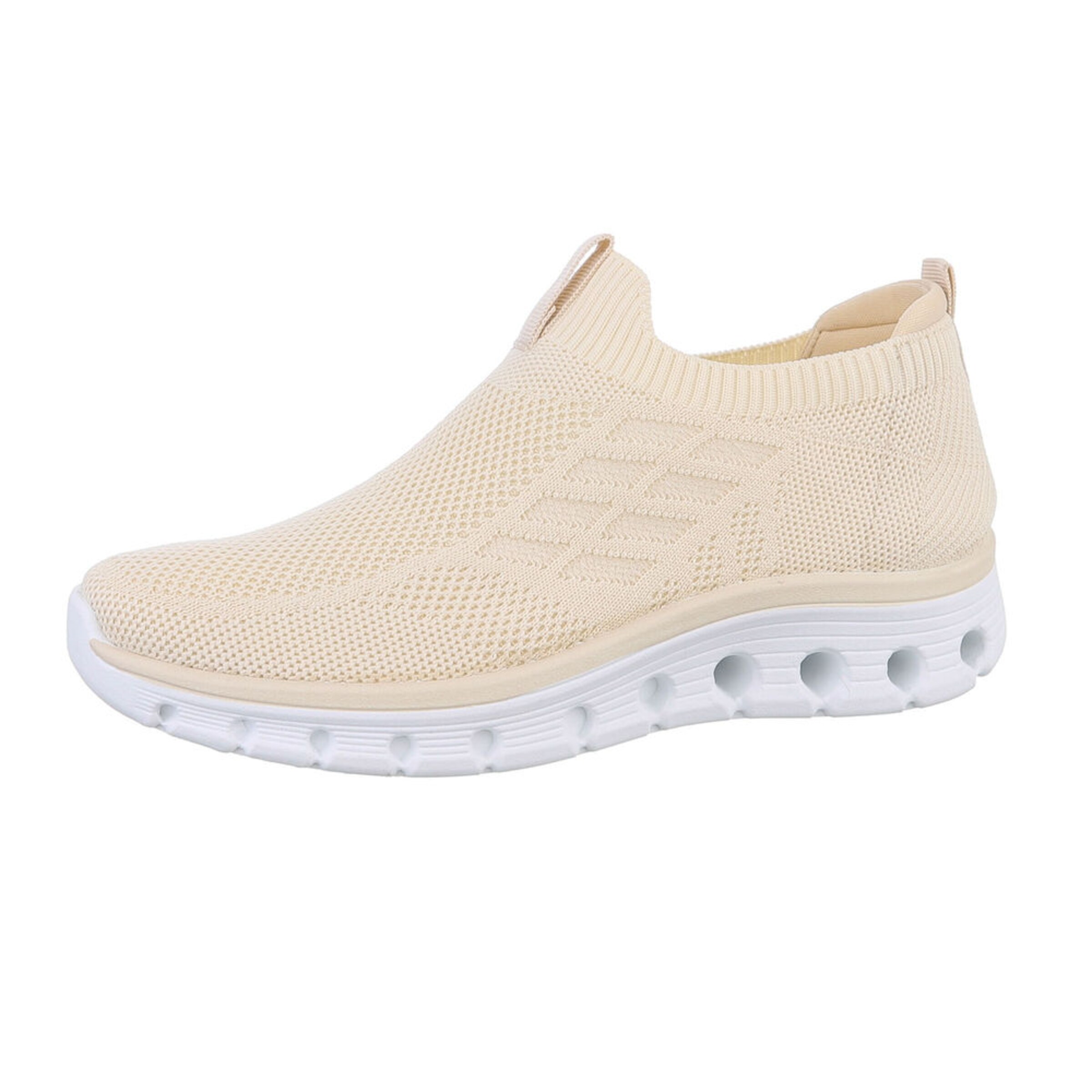 Ital-Design Slip On in Beige: Vorderseite