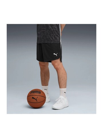 PUMA Regular Workout Pants 'Teamjaws Starter' in Black